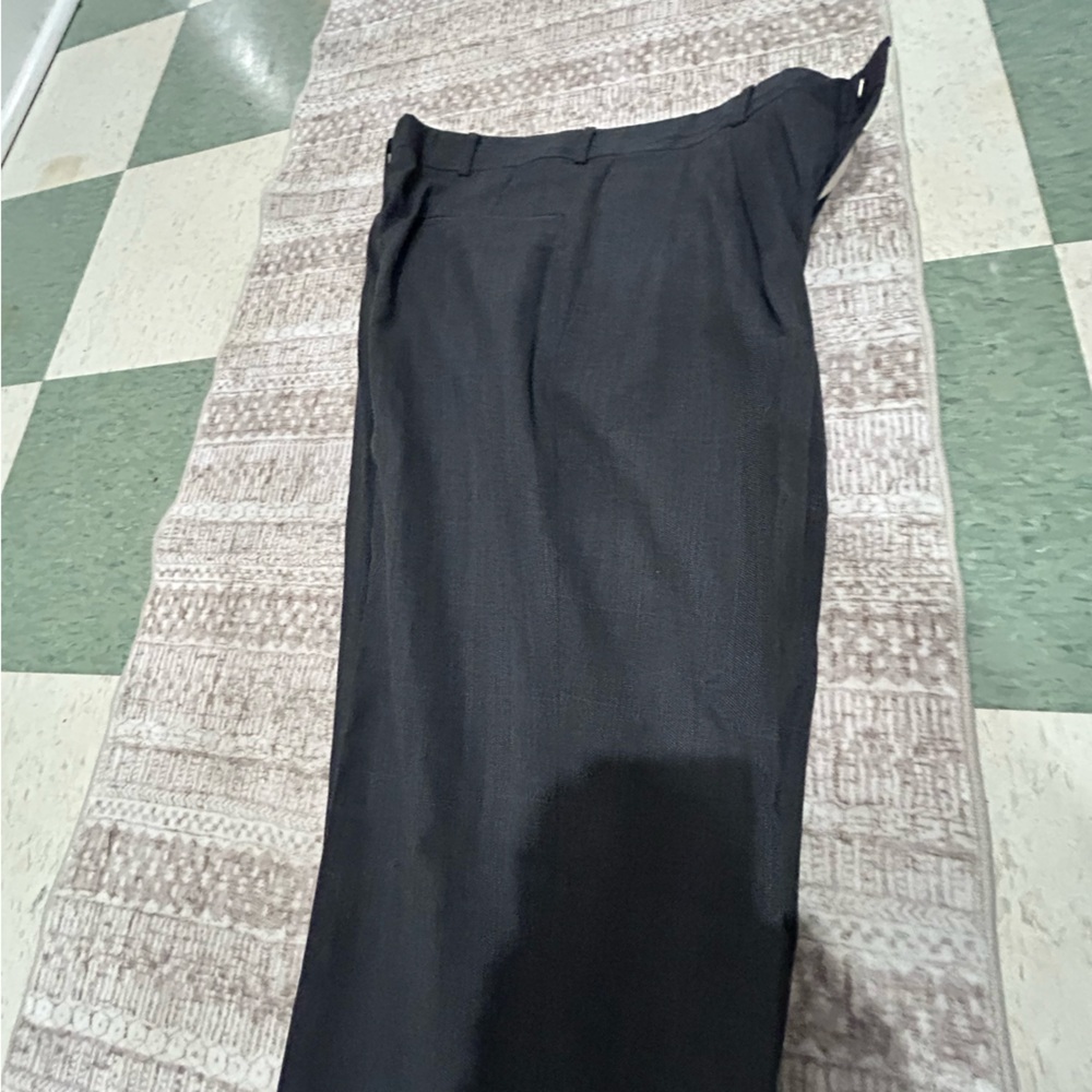 Men's Black/Gray Pants by Britches - 34/32